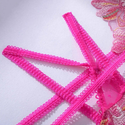 Laursen™ Ada | Fancy Pink Lingeri Sæt